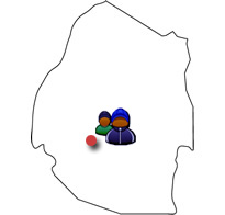 Map of Project - Aids Orphans